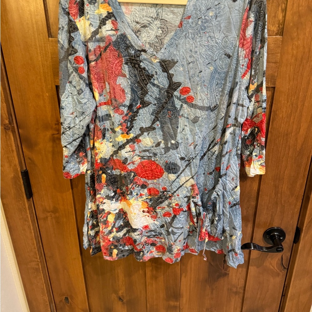 V neck top